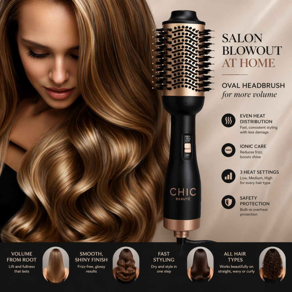 one step hair dryer brush